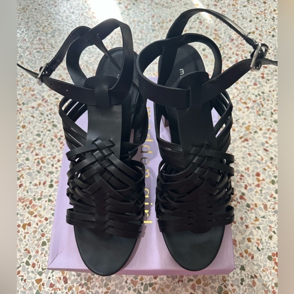 Madden girl Ransley black heels